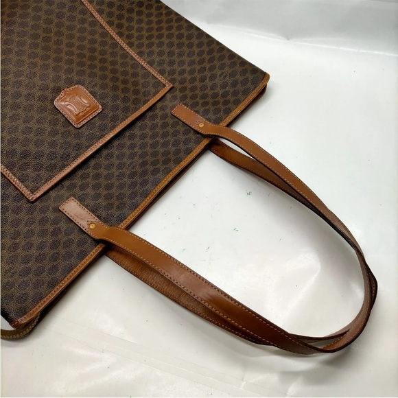 Vintage macadam Celine HUGE tote bag, RARE - Picture 4 of 9